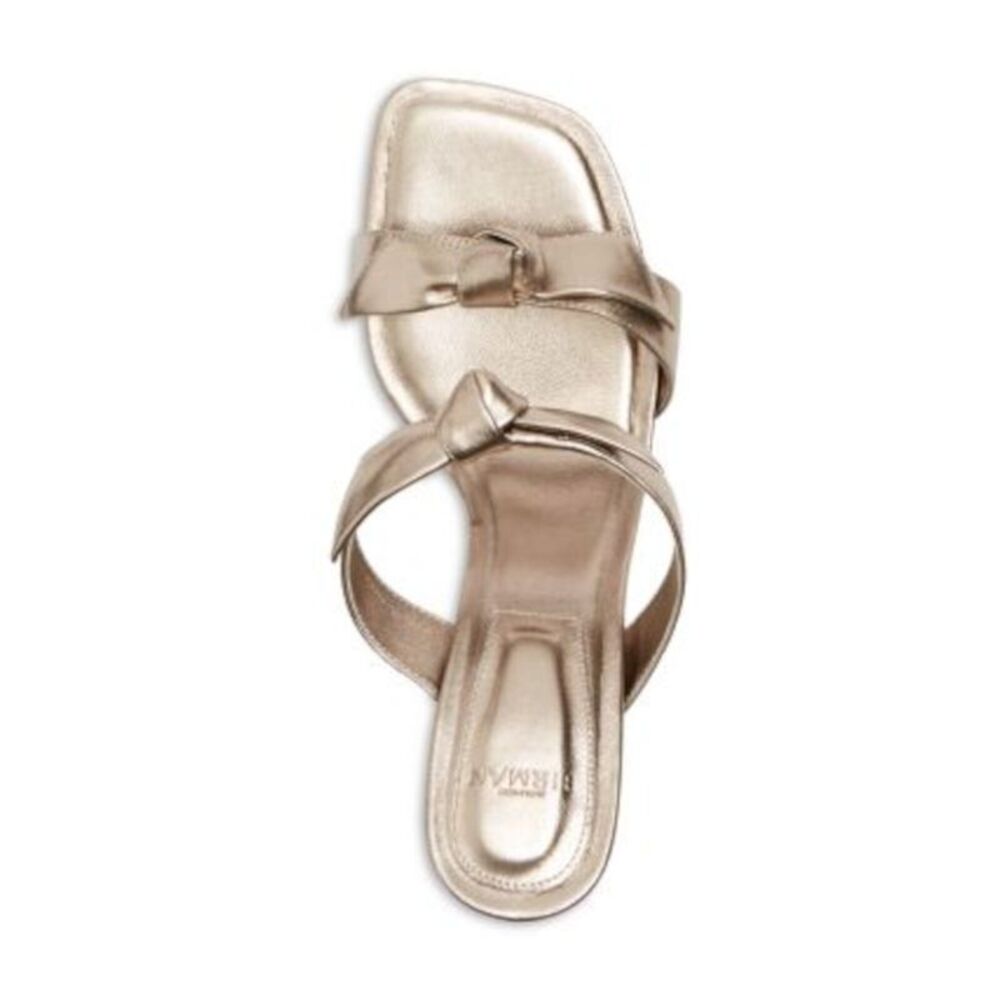 ALEXANDRE BIRMAN Womens Brown Clarita Slip On Leather Heeled Sandal 37 - Picture 3 of 4